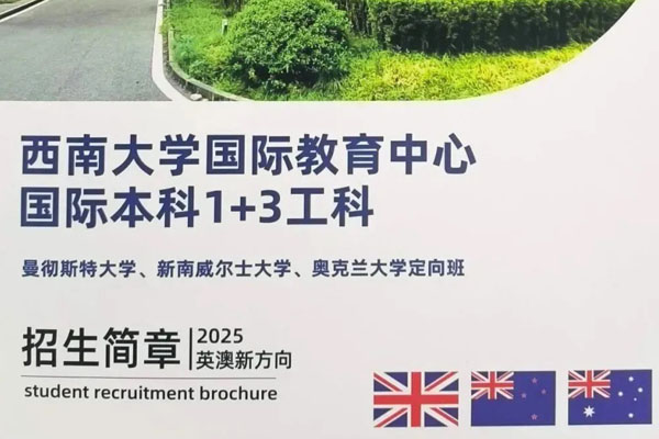 2025西南大学1+3国际本科招生简章