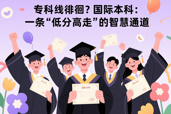 专科线徘徊？国际本科：一条“低分高走”的智慧