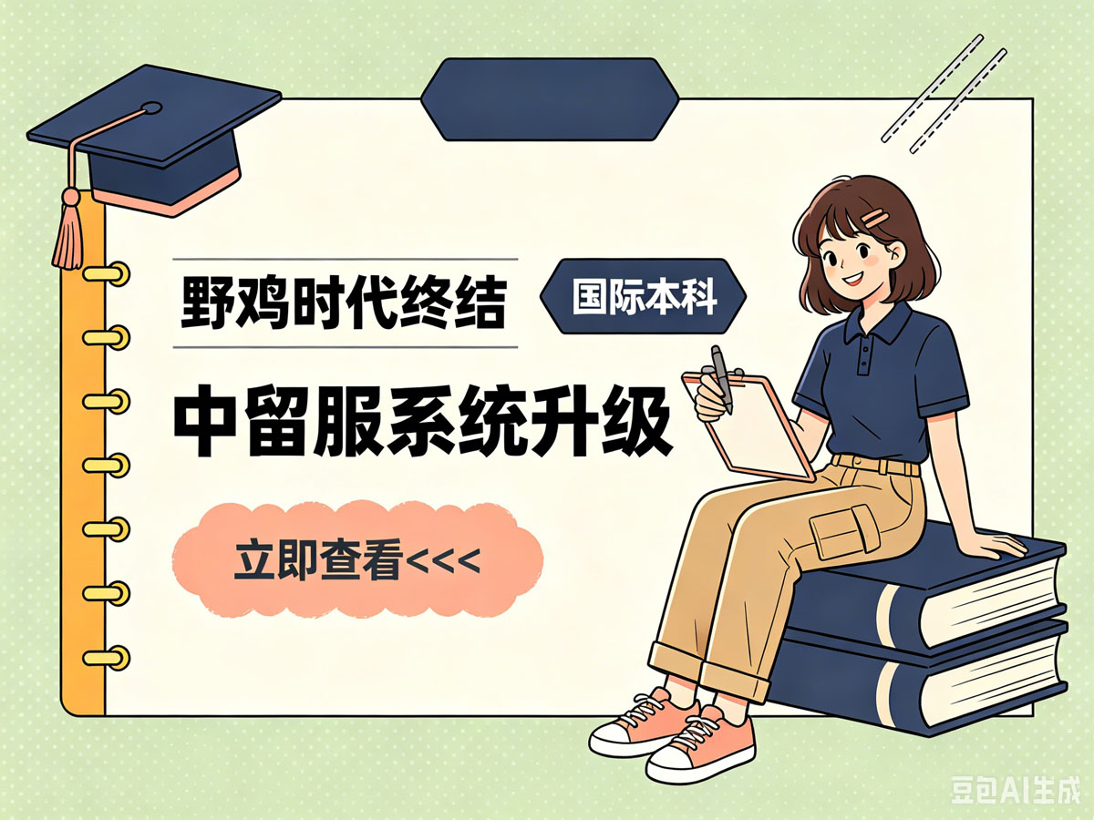 中留服系统升级，国际本科的“野鸡时代”正式终