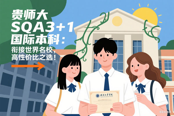 贵师大SQA3+1国际本科：衔接世界名校，高性价比
