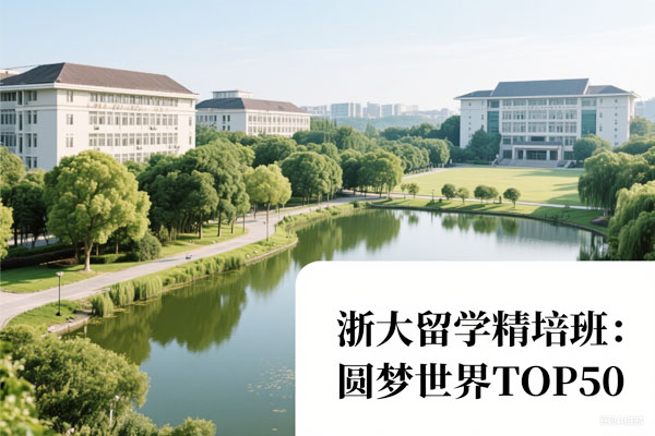 浙大留学精培班：圆梦世界TOP50，语言+学术+申请