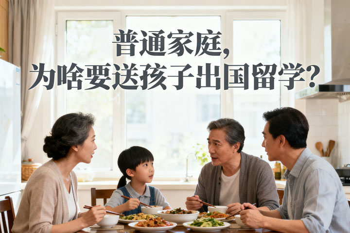 普通家庭，为啥要送孩子出国留学？