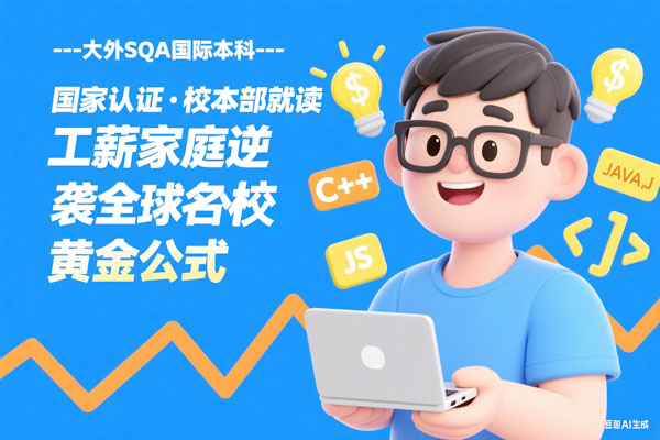 大连外国语SQA｜50万拿海外本科？教育部认证3+1