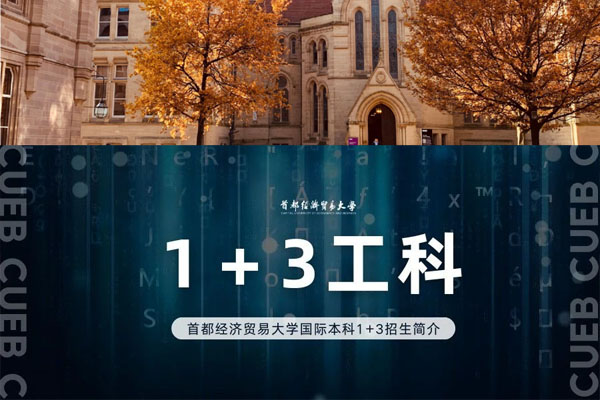 2025首都经济贸易大学国际本科1+3工科方向招生简章
